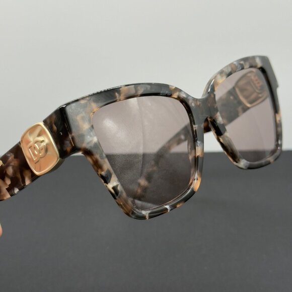 Dolce & Gabbana Sunglasses DG4470-F 3438/7N Brown Pearl Havana Purple Brown Lens - Picture 10 of 10